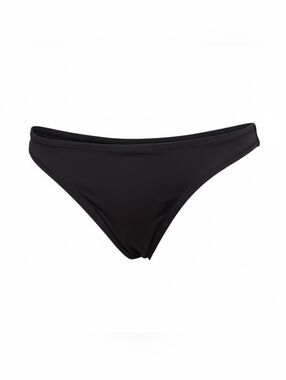 Skims Recycled Swim Mid Coverage Bikini Bottom Panty Onyx Black Small NWOT